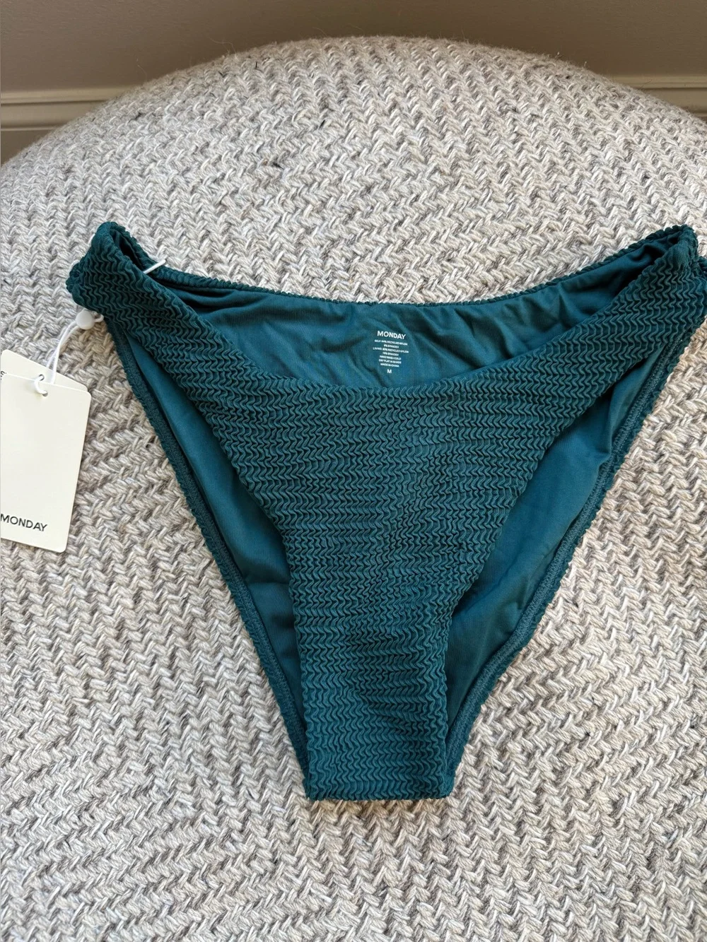 Monday Swimwear Seychelles Bottom Evergreen Size M